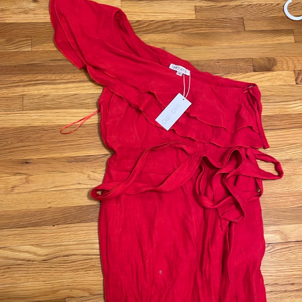 Showpo red romper nwt